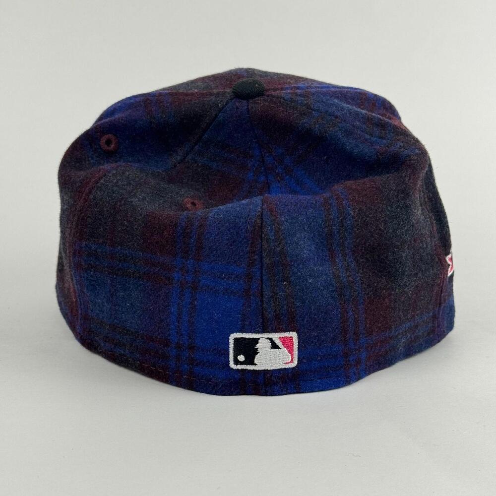 New Era 59Fifty Houston Astros Sz 7 1/8 MLB Plaid Flannel Mascot Fitted Hat NWT - Picture 4 of 6